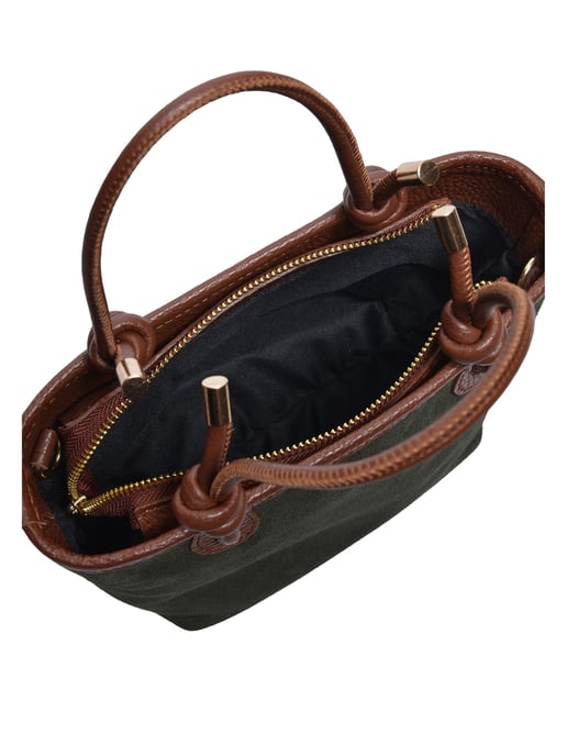 Luisa Vannini Grün Rindsledertasche - Image 4