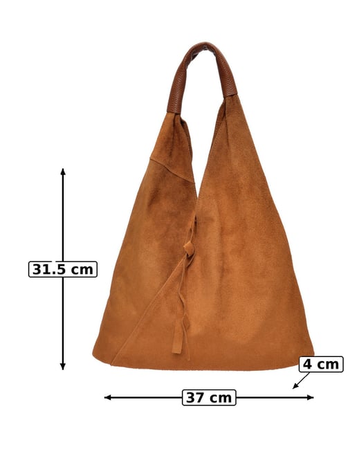 Anna Luchini Braun Rindsledertasche - Image 6