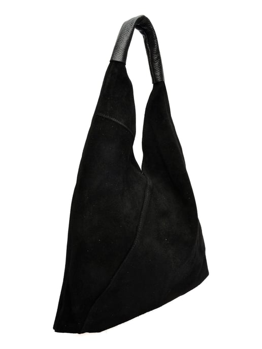 Anna Luchini Schwarz Rindsledertasche - Image 2