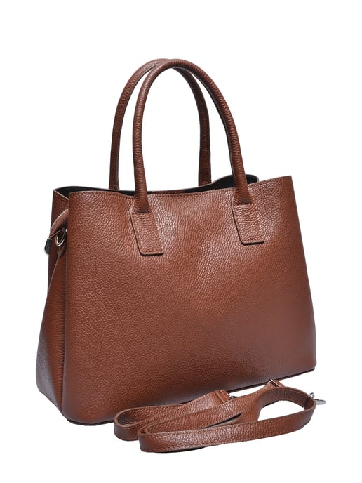 Anna Luchini Kastanienbraun Rindsledertasche - Image 2