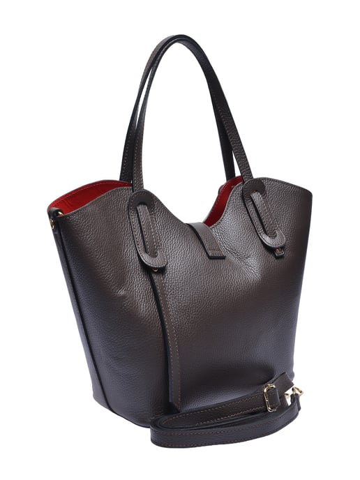 Isabella Rhea Kastanienbraun Rindsledertasche - Image 2