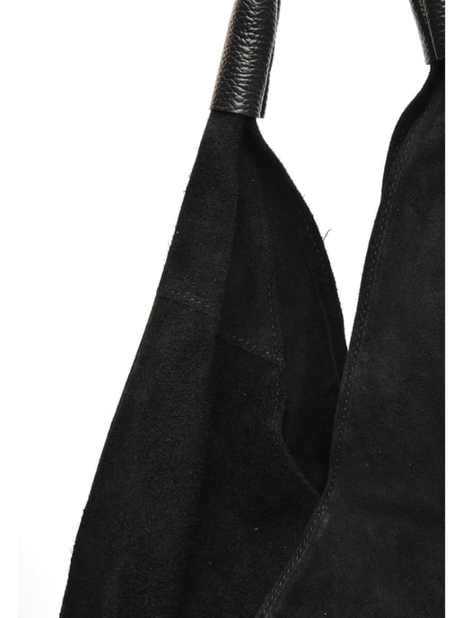 Anna Luchini Schwarz Rindsledertasche - Image 3