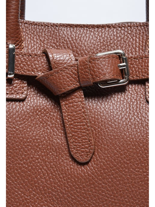 Anna Luchini Kastanienbraun Rindsledertasche - Image 3