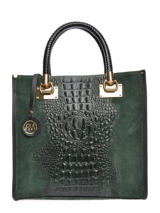 Roberta M Grün Rindsledertasche - Image 1