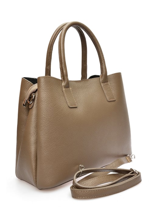 Anna Luchini Beige Rindsledertasche - Image 2