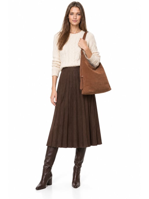 Luisa Vannini BROWN Rindsledertasche - Image 6