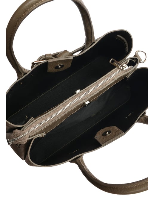 Anna Luchini Beige Rindsledertasche - Image 4