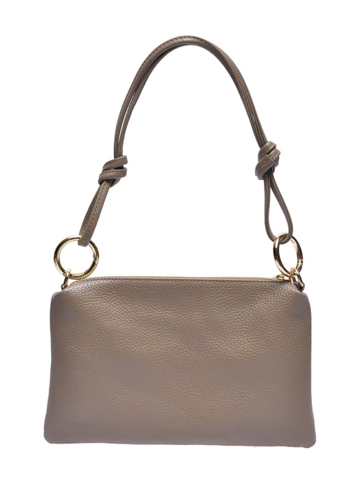 Anna Luchini Beige Rindsledertasche - Image 1