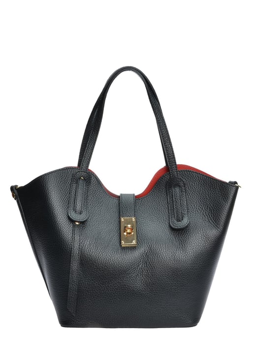 Isabella Rhea Schwarz Rindsledertasche - Image 1
