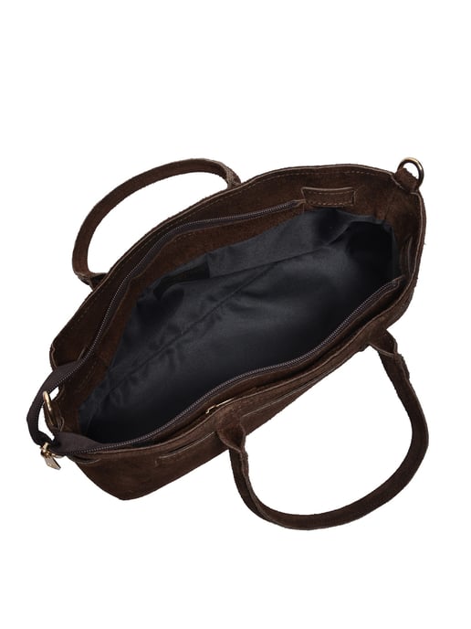 Luisa Vannini Zweifarbig Rindsledertasche - Image 4