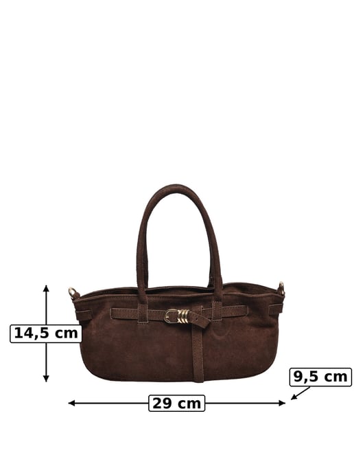 Luisa Vannini Zweifarbig Rindsledertasche - Image 5