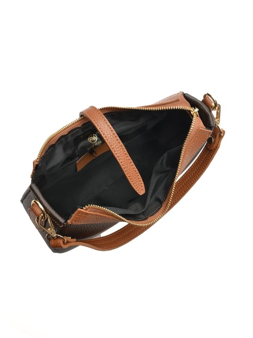 Roberta M Kastanienbraun Rindsledertasche - Image 4