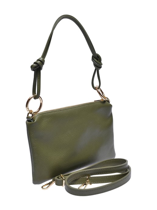 Anna Luchini Khaki Rindsledertasche - Image 2