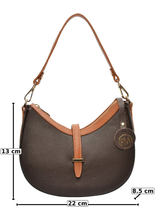 Roberta M Kastanienbraun Rindsledertasche - Image 6