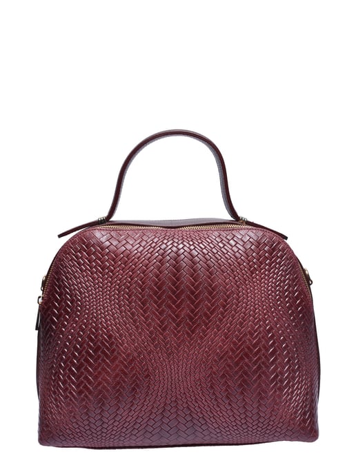 Isabella Rhea Weinfarbe Rindsledertasche - Image 1