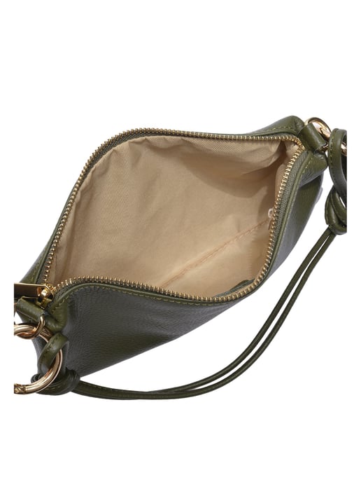 Anna Luchini Khaki Rindsledertasche - Image 4