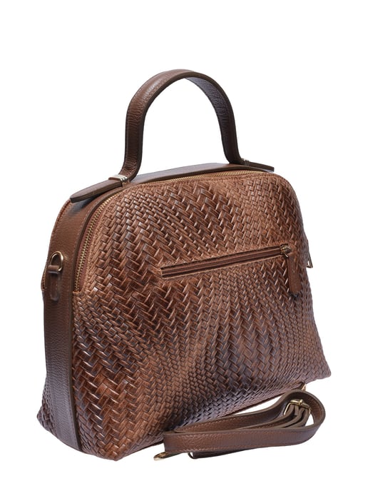 Isabella Rhea Kastanienbraun Rindsledertasche - Image 2