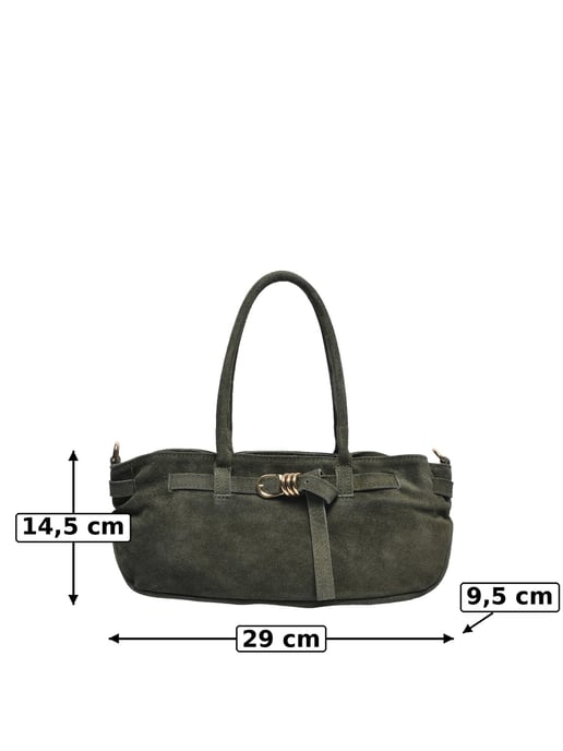 Luisa Vannini Grün Rindsledertasche - Image 5