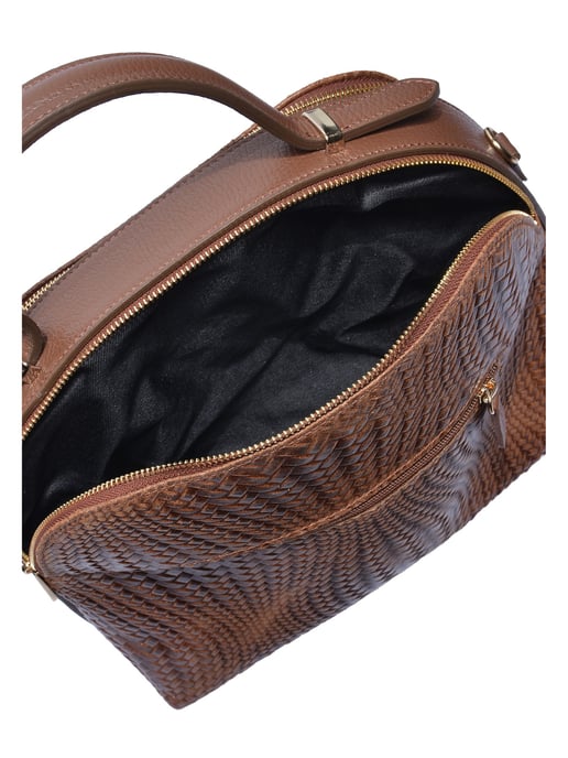 Isabella Rhea Kastanienbraun Rindsledertasche - Image 4