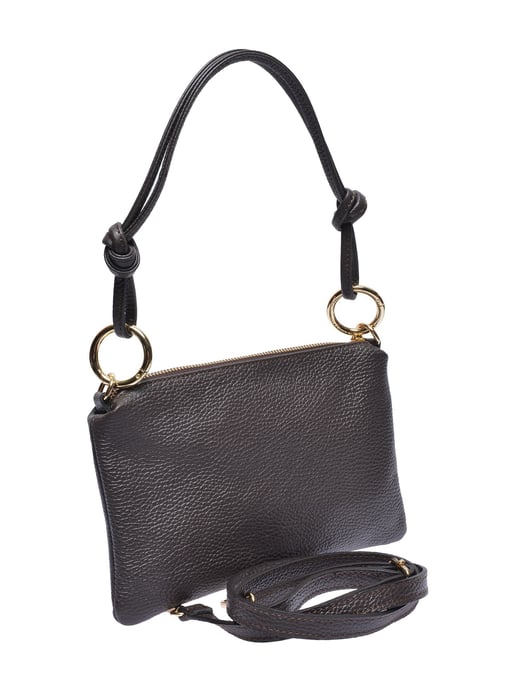 Anna Luchini Kastanienbraun Rindsledertasche - Image 2