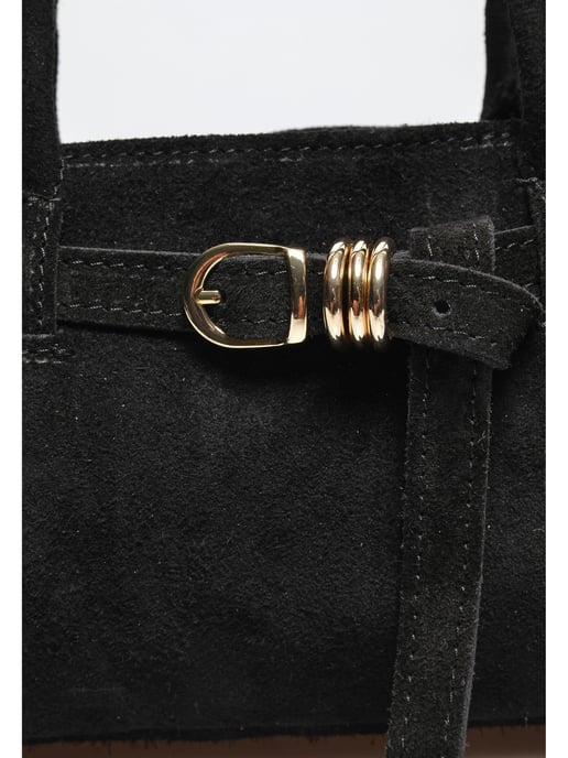 Luisa Vannini SCHWARZ Rindsledertasche - Image 3