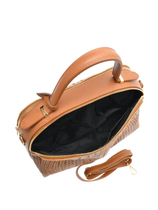Isabella Rhea Braun Rindsledertasche - Image 4