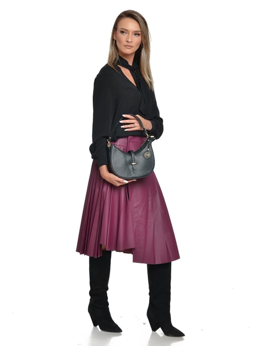 Roberta M Schwarz Rindsledertasche - Image 5