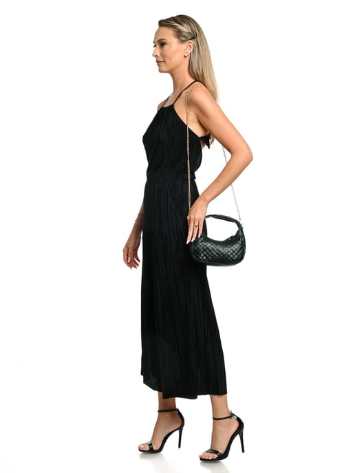 Anna Luchini Schwarz Rindsledertasche - Image 5