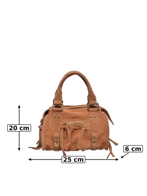 Luisa Vannini COGNAC Rindsledertasche - Image 5