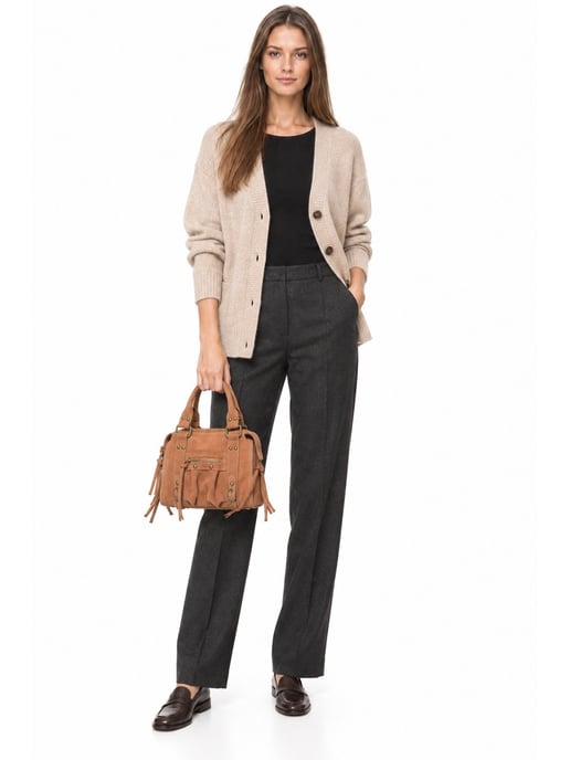 Luisa Vannini COGNAC Rindsledertasche - Image 6