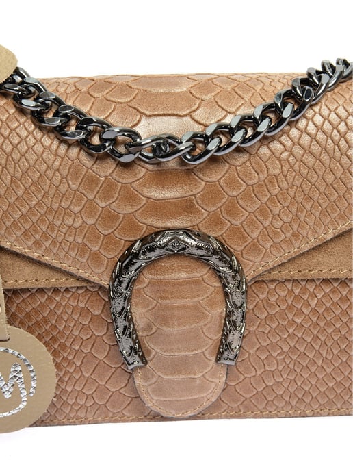 Roberta M Beige Rindsledertasche - Image 3