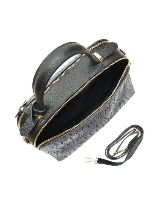 Isabella Rhea Schwarz Rindsledertasche - Image 4