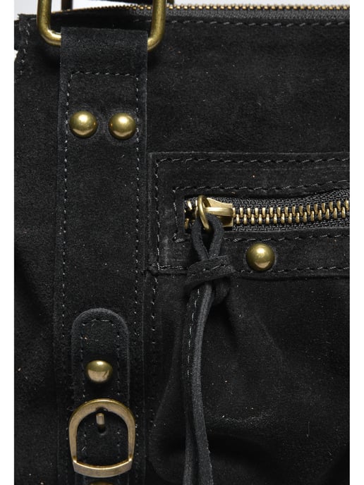Luisa Vannini SCHWARZ Rindsledertasche - Image 3