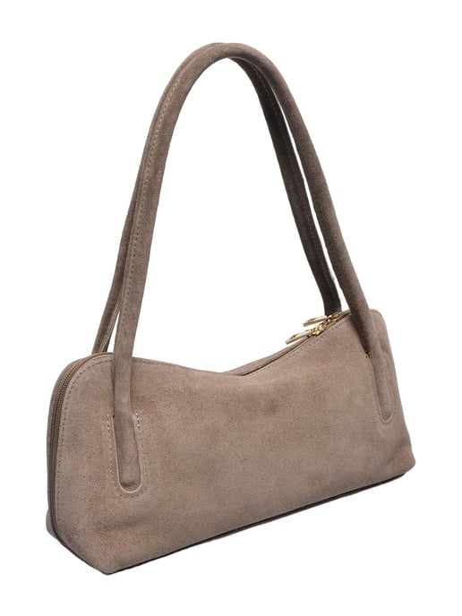 Luisa Vannini Beige Rindsledertasche - Image 2
