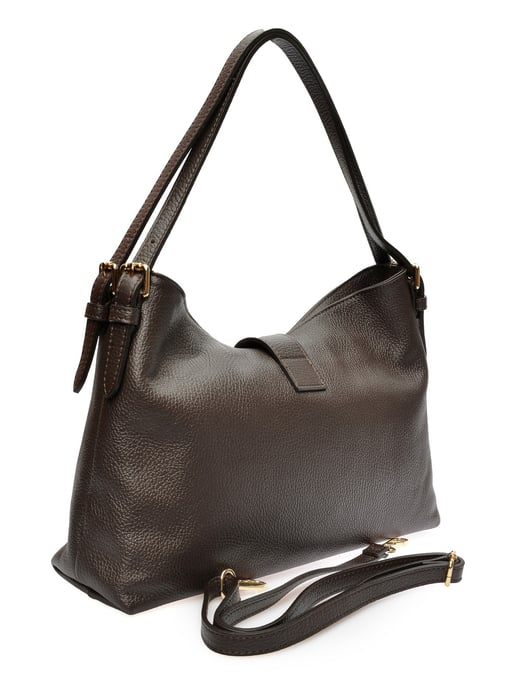 Anna Luchini Kastanienbraun Rindsledertasche - Image 2