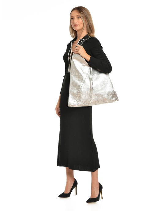 Isabella Rhea Silber Rindsledertasche - Image 5
