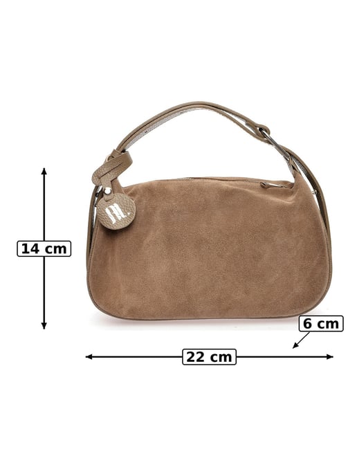 Anna Luchini Beige Rindsledertasche - Image 6