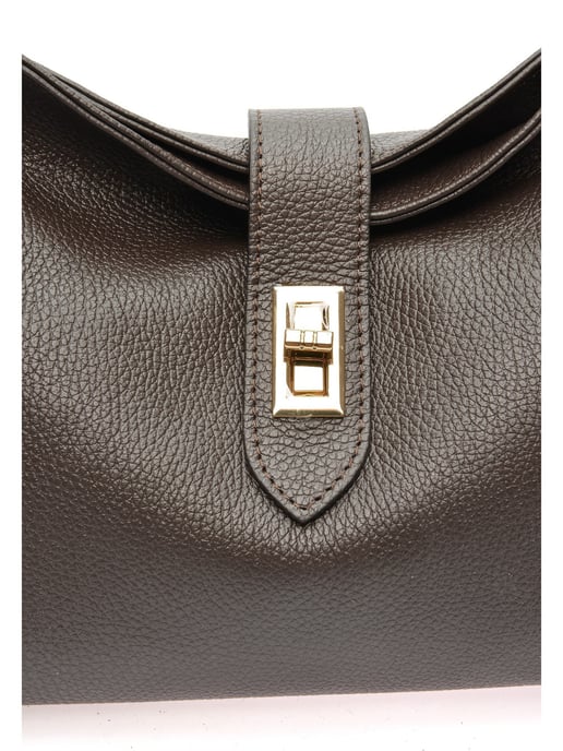 Anna Luchini Kastanienbraun Rindsledertasche - Image 3