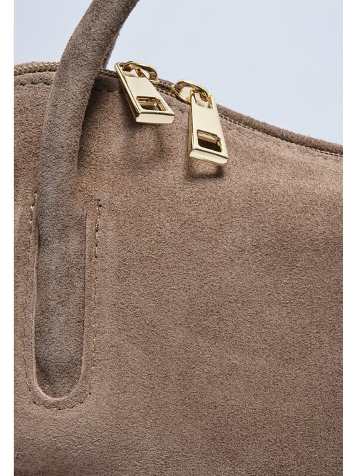 Luisa Vannini Beige Rindsledertasche - Image 3