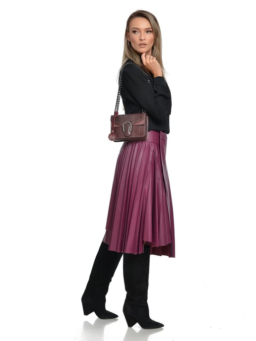 Roberta M Weinfarbe Rindsledertasche - Image 5