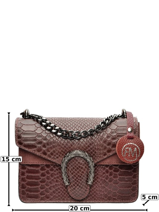 Roberta M Weinfarbe Rindsledertasche - Image 6