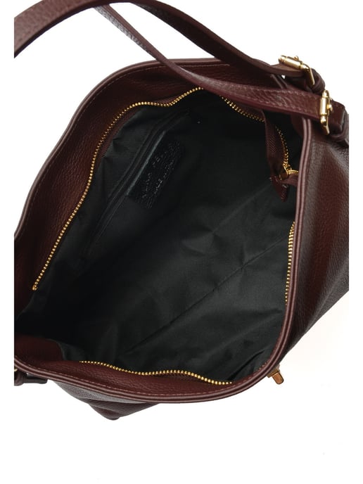 Anna Luchini Weinfarbe Rindsledertasche - Image 4