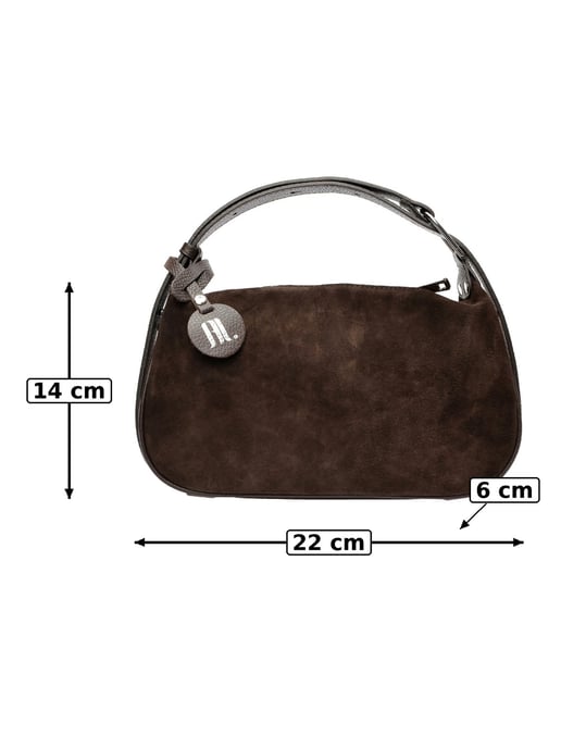 Anna Luchini Kastanienbraun Rindsledertasche - Image 6