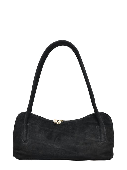 Luisa Vannini Schwarz Rindsledertasche - Image 1