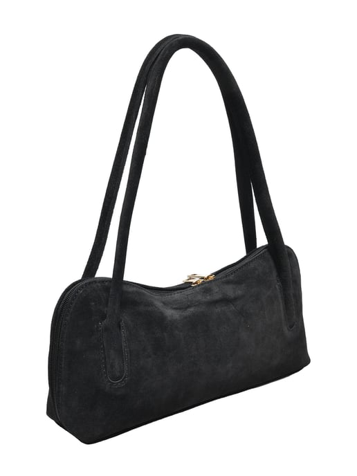 Luisa Vannini Schwarz Rindsledertasche - Image 2