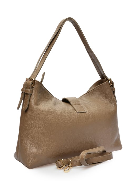 Anna Luchini Beige Rindsledertasche - Image 2