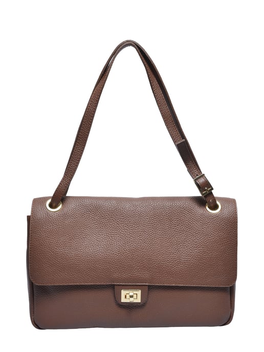 Luisa Vannini BROWN Rindsledertasche - Image 1