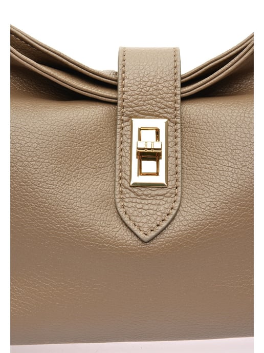 Anna Luchini Beige Rindsledertasche - Image 3