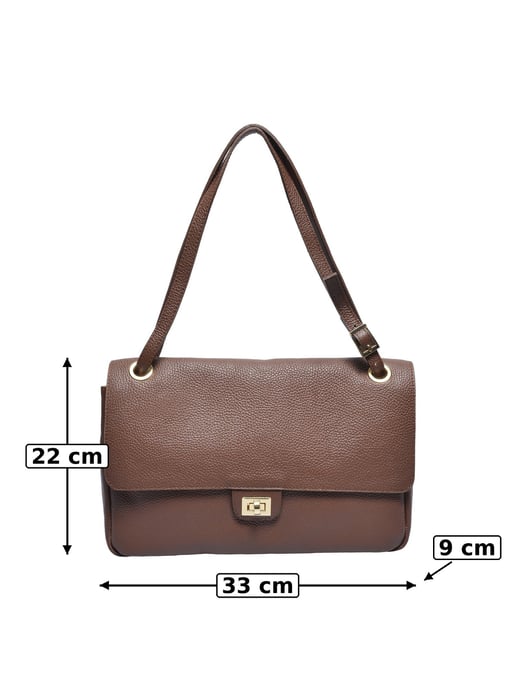 Luisa Vannini BROWN Rindsledertasche - Image 5