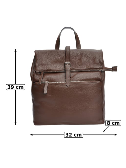 Anna Luchini SCHOKOLADE Rindsledertasche - Image 6